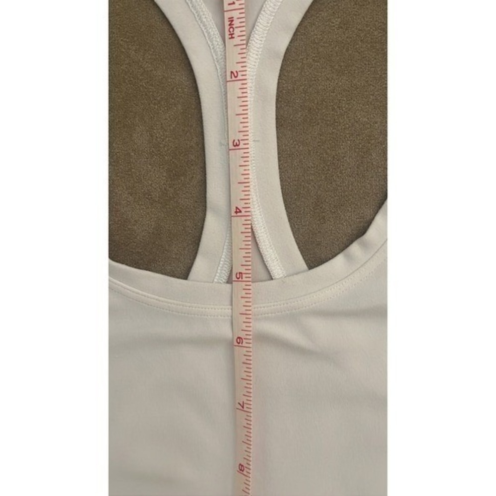 Lululemon Racerback Tank Top Womens Small White Athletic Breathable - Picture 5 of 6